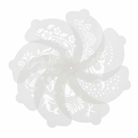 Schmink Sjablonen, 10st.