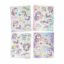 Raamstickers Eenhoorn, 16x21cm