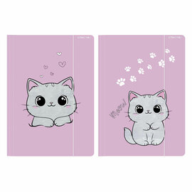 Map met Elastiek A4 Kat