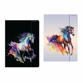 Map met Elastiek A4 Paard