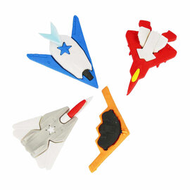 Gum 3D Puzzel Vliegtuig, 4st.