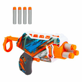 Foam Strikex Afschietpistool Nano Blaster met 4 Foampijlen