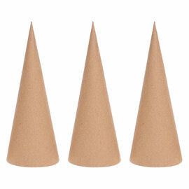 Colorations - Papier-mache Kegels - 20 cm, 20st.