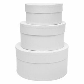 Colorations - Papier-mache Dozen Rond, 3st.