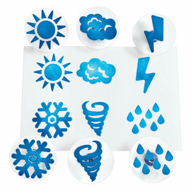 Colorations - Easy Grip Stempels Weer