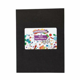 Colorations - Foam Vellen Zwart, 10st.