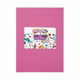 Colorations - Foam Vellen Roze, 10st.