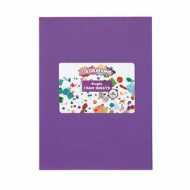 Colorations - Foam Vellen Paars, 10st.