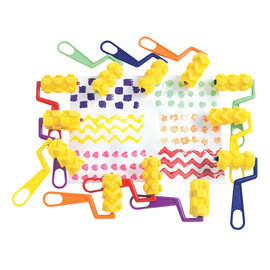 Colorations - Foamrollers - Verfpatronen, 12dlg.