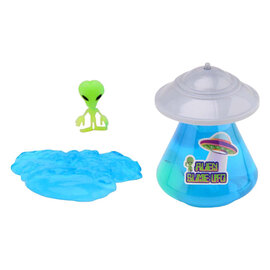Ufo Slijm met Licht en Glow in the dark Alien