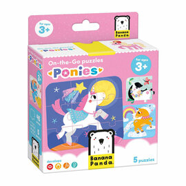 Banana Panda - On-the-Go Puzzel Pony's - 16st.
