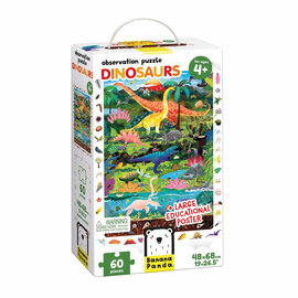 Banana Panda - Zoek en Kijk Puzzel Dinosaurussen - 60st.