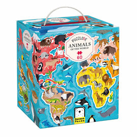 Banana Panda - Puzzlove Dieren Over de Hele Wereld - 60st.