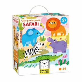 Banana Panda - Wild Jumbo Puzzel Safari - 24st.