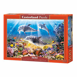 Castorland Legpuzzel Dolphins Underwater, 500st.