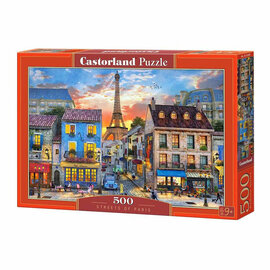 Castorland Legpuzzel Streets of Paris, 500st.
