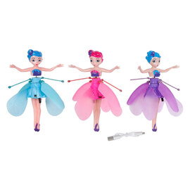 Glamour Vliegende Fee, 16,5cm