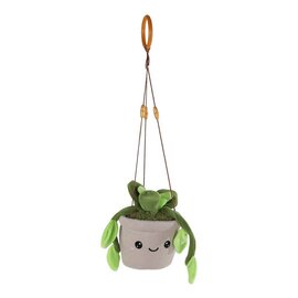 Take Me Home Hangplant Pluche Licht Groene Bladeren - 24cm