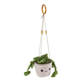 Take Me Home Hangplant Pluche Groene Bladeren - 24cm