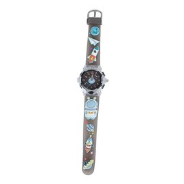 Analoog Horloge met Licht Ruimte - Zwart