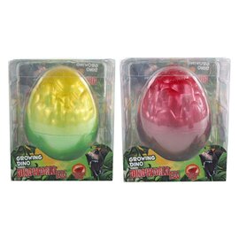 DinoWorld Ei met Groeiende Dinosaurus met edelsteen  8cm