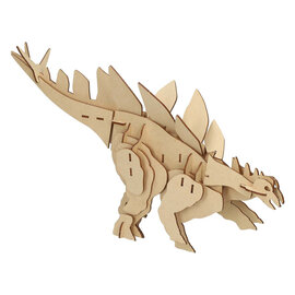 Houten Bouwpakket Dino 3D Stegosaurus