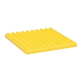 Bouwplaat Geel - 16x16cm