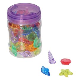 Transparante Schelpenfiguren - 72dlg