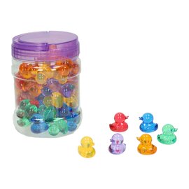 Gekleurde Transparante Speeleendjes - 60st.