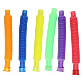 Gekleurde Rekbare Buizen - 6st.