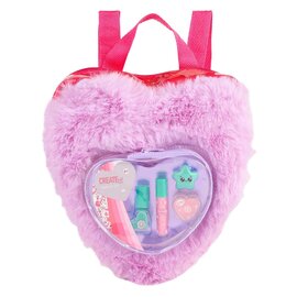 Create It! Beauty Make-up Set in Fluffy Rugtas Love Paars