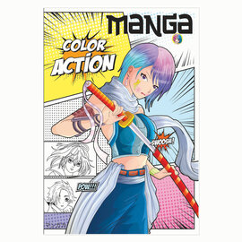 Manga Color Action Kleurboek