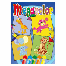 Megacolor Kleurboek Dieren