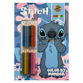 Stitch Kleurboek Kleuren op Nummer