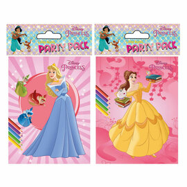 Disney Party Kleurboekjes Prinses, 6st.