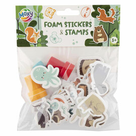 Zelfinktende Stempels, 3st. en Foamstickers