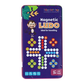 Magnetische Reisspel in Blik Ludo