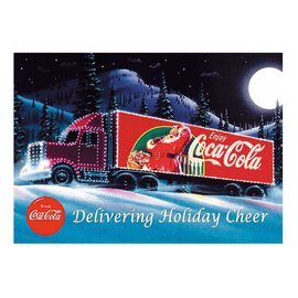 Kerstpuzzel Coca Cola Christmas Vrachtwagen - 1000st.