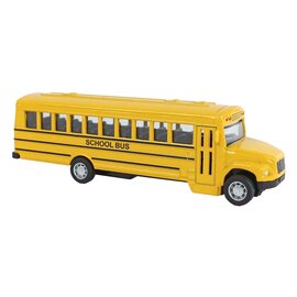 2-Play Amerikaanse Schoolbus Pull Back - 14cm