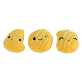 Fluffy Menu Snack Zakjes Pluche Chips - 21cm