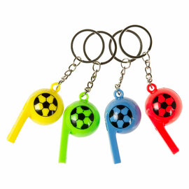 Voetbalfluitje aan Sleutelhanger