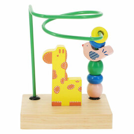 Houten Kralen Doolhof - Giraf