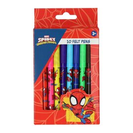 Viltstiften Spiderman - 10st