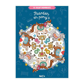 Ik Kleur Mandala's Paarden en pony's - Kleurboek