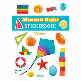 Allereerste Stapjes Stickerboek - Vormen