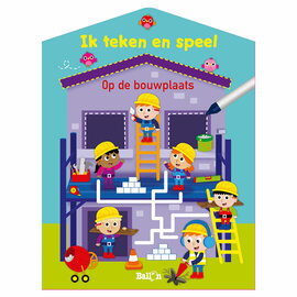 Ik teken en speel - Op de bouwplaats (wipe & clean)