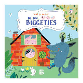 Voelgeluidenboek - De drie biggetjes
