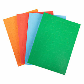 3D Puzzels Foam Cube, 4st.