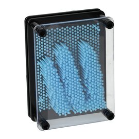 Pin Art Blauw - 10x13cm