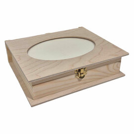 Houten Kist Boekvorm met Fotolijst